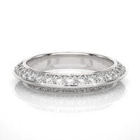 Two-Row Edge Diamond Band