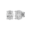 Oval studs - Basket setting