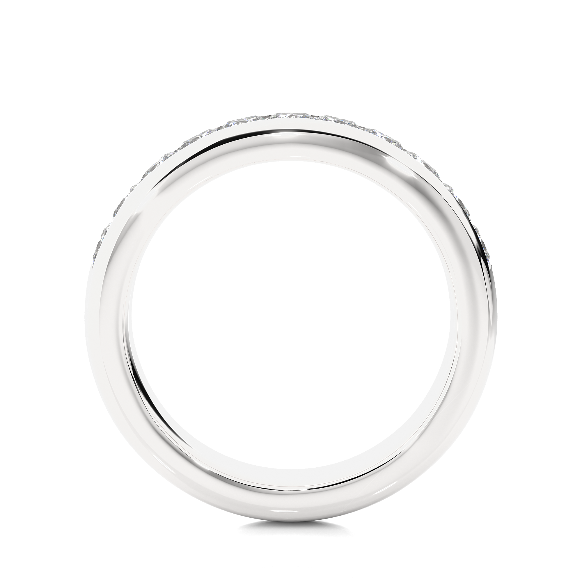 Princess Spark Half Eternity Band