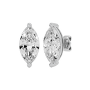4 ct Marquise studs - Basket studs