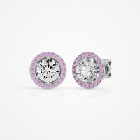 Amora Round Studs - 2.4 Round
