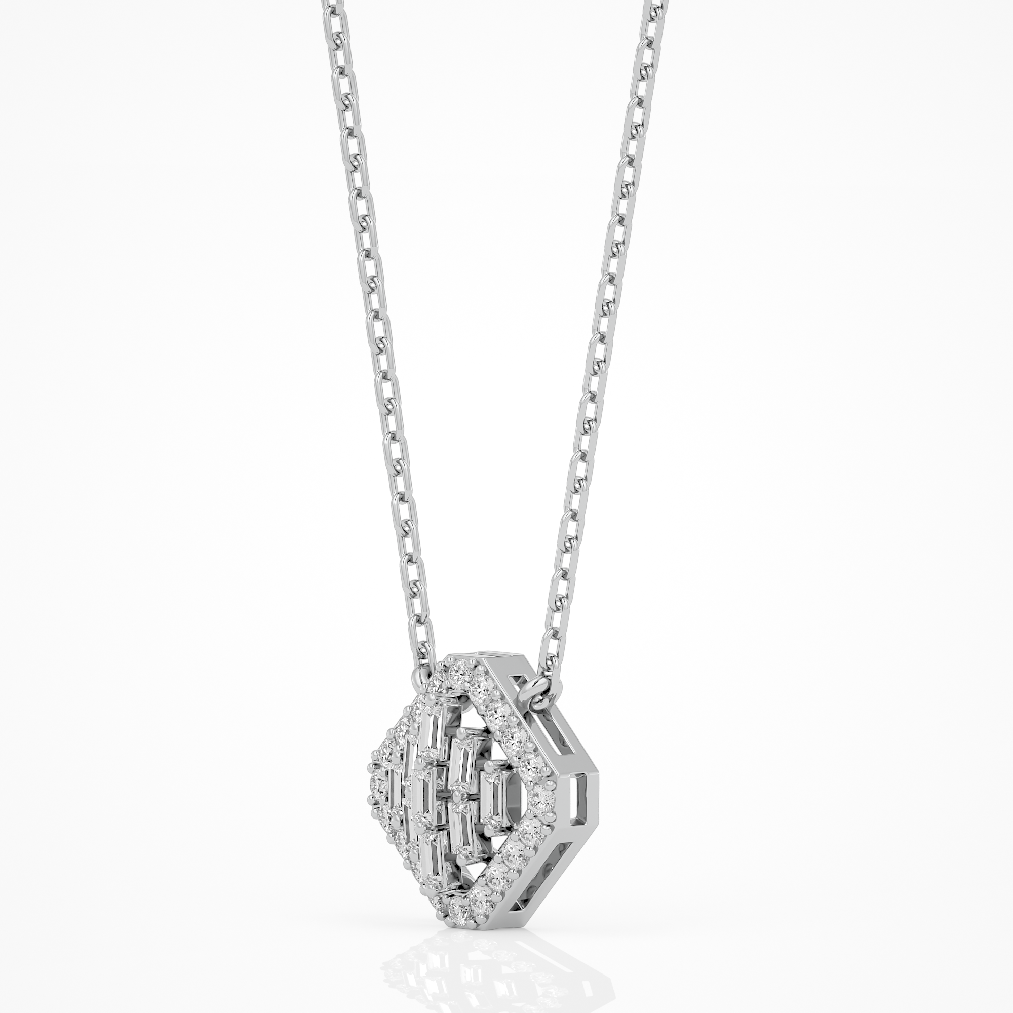 Baguette Necklace