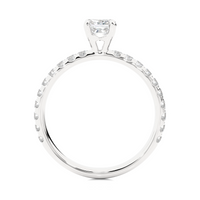 Apex Facet Ring - 0.6 cts princess