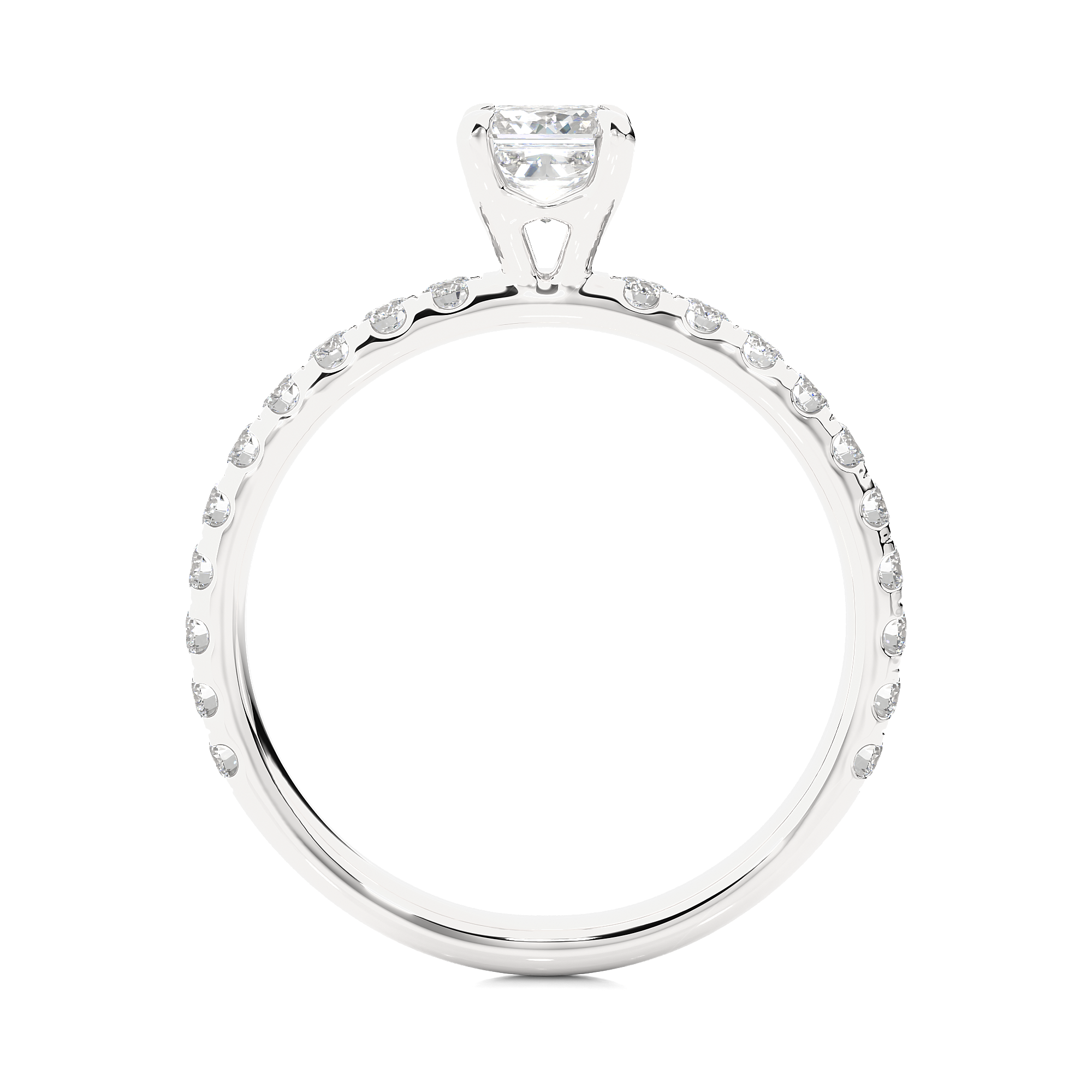 Apex Facet Ring - 0.6 cts princess