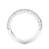 Two-Row Edge Diamond Band