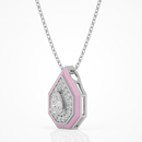 Pink Pear Pendant