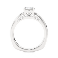 Aura Cascade Ring - 1 ct round