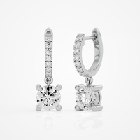 Halo Drop Earrings