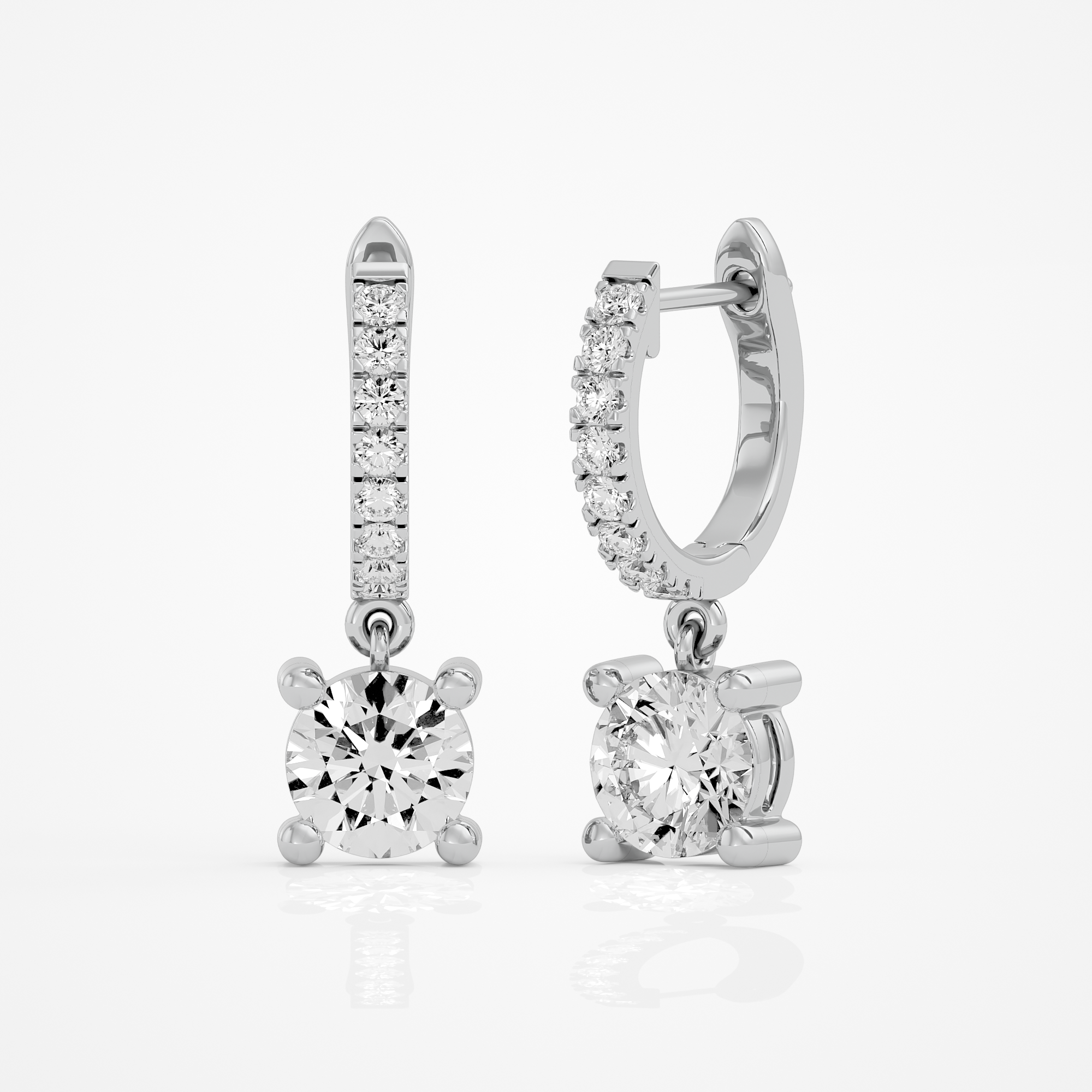 Halo Drop Earrings