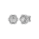 2 ct Infinite glow studs - Basket setting