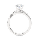 Linear Solitaire Ring - 0.5 ct round