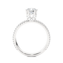 Aurora Twist Ring - 0.8 ct round