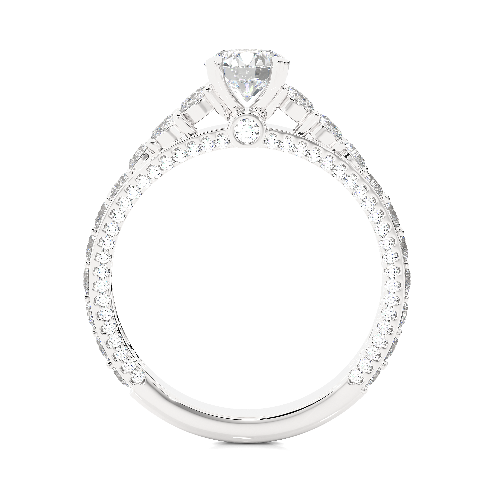 Echelon Spark Ring - 0.6 ct round