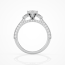 Serene Dewdrop Ring - 1.9 ct Pear