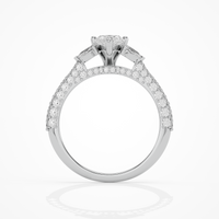 Serene Dewdrop Ring - 1.9 ct Pear