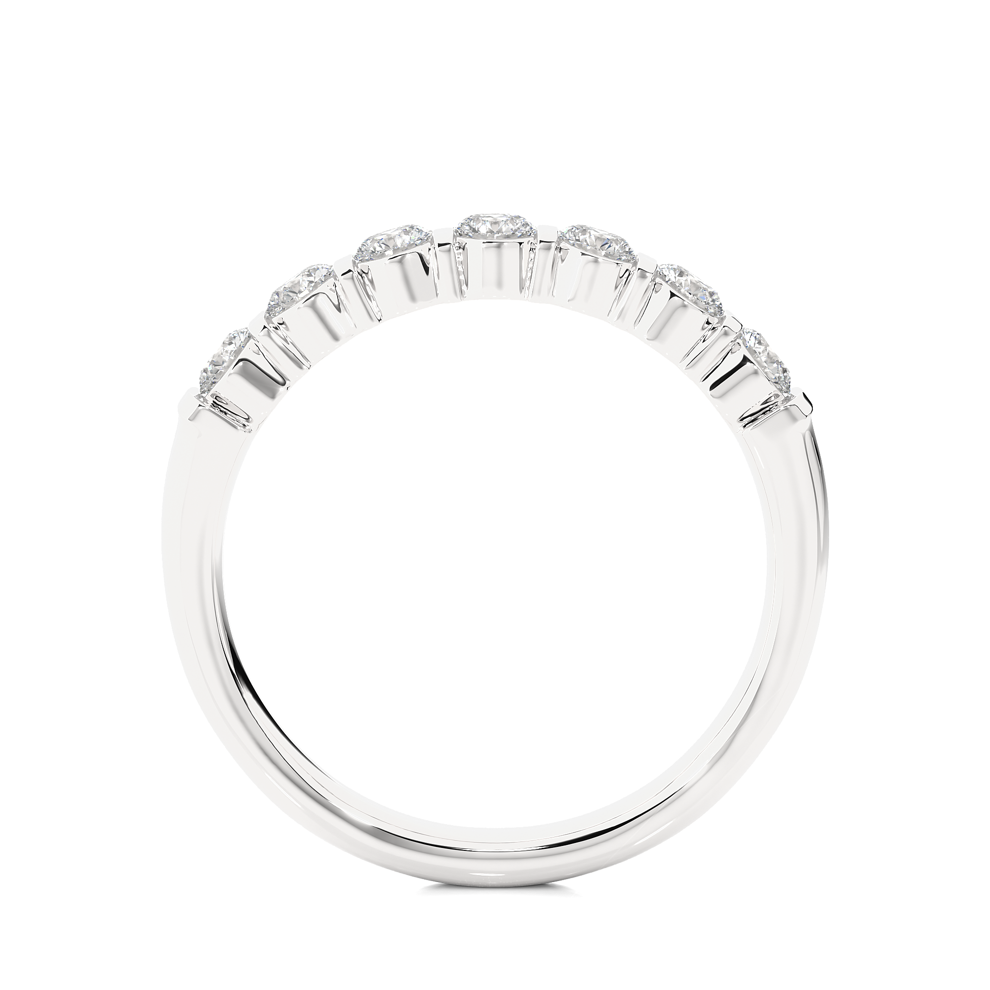 7 Round Brilliant Diamond Band