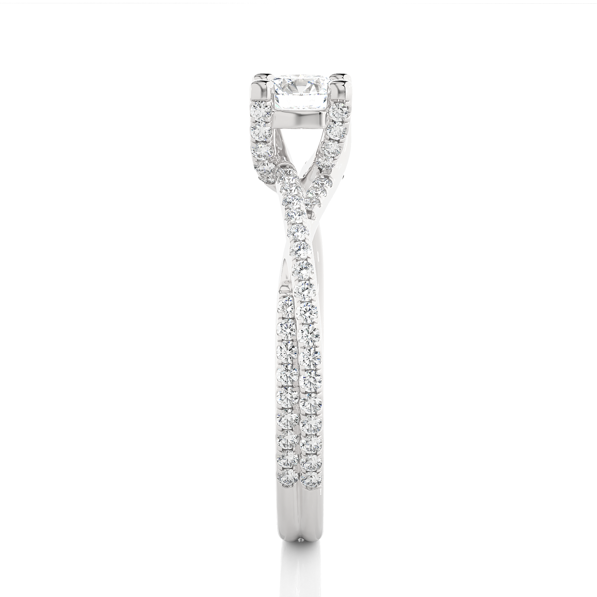 Aaravi Ring - 0.4 ct round
