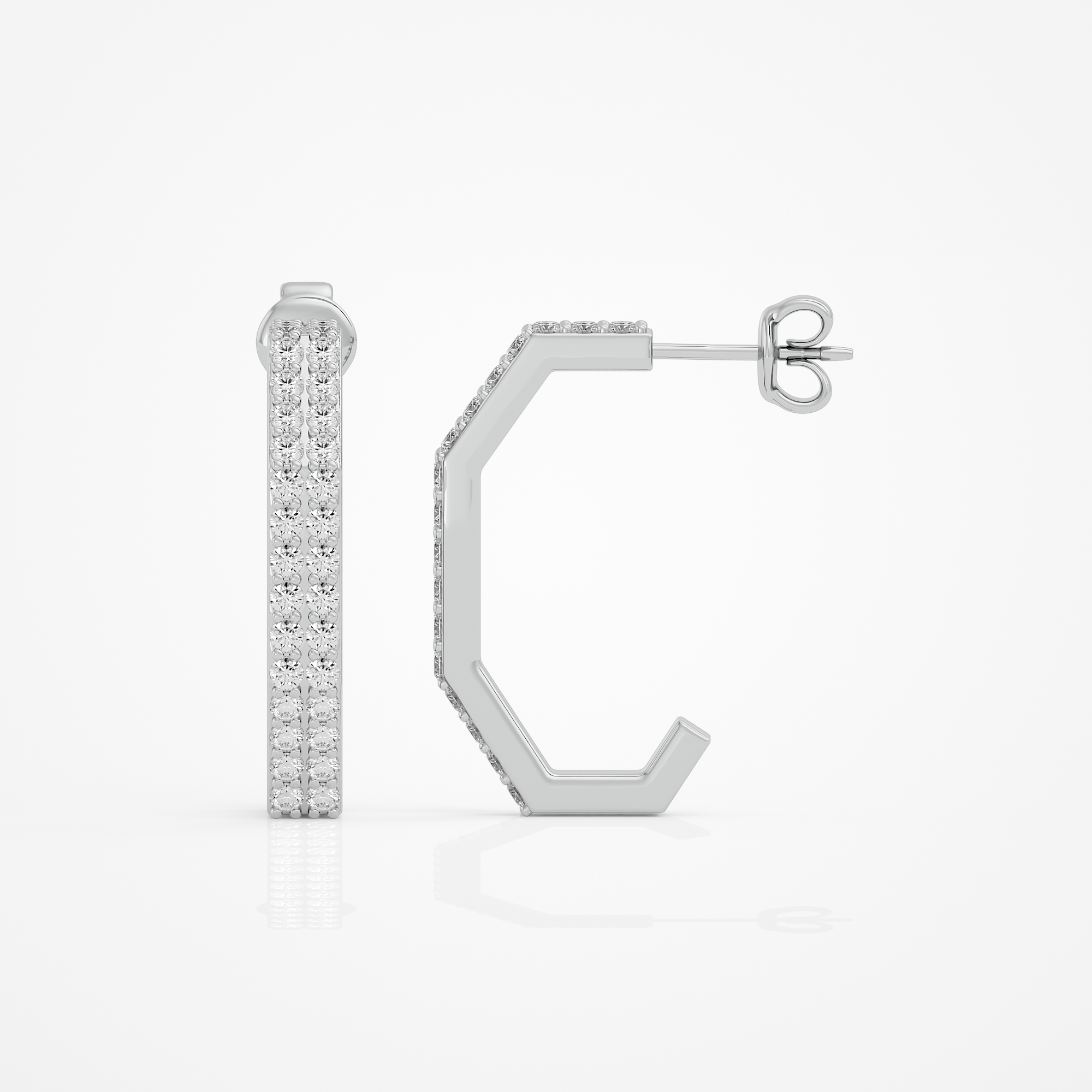 Zara Edge Hoops