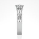 Round with baguettes - 1.5 ct round