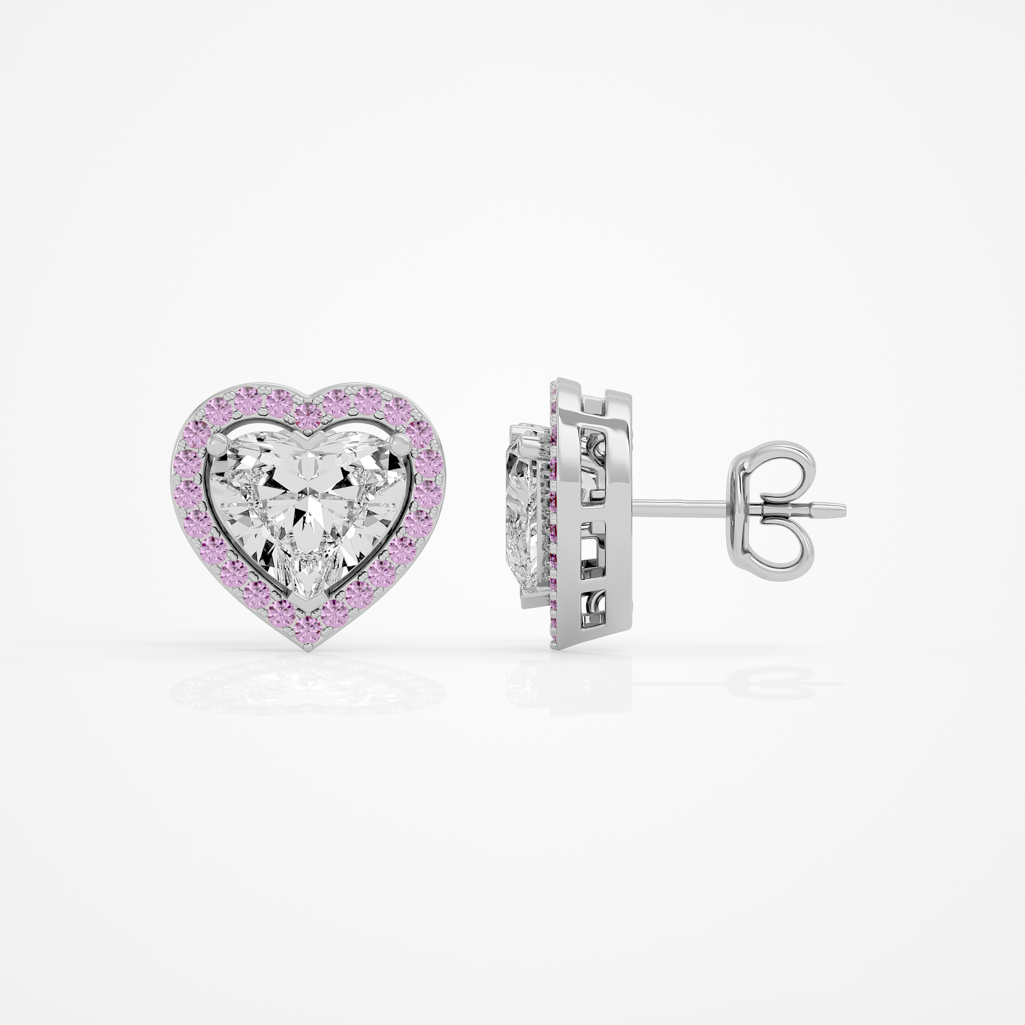 Amora Heart Studs