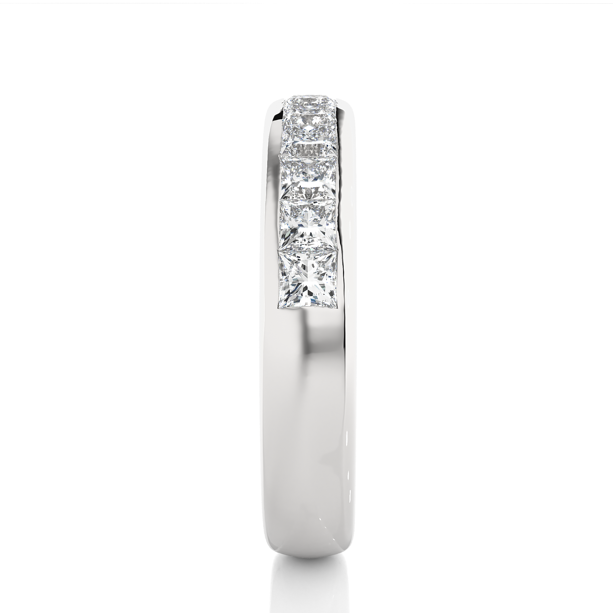 Princess Spark Half Eternity Band