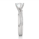 Linear Solitaire Ring - 0.5 ct round
