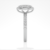 Seraphina Halo Ring - 1ct Oval