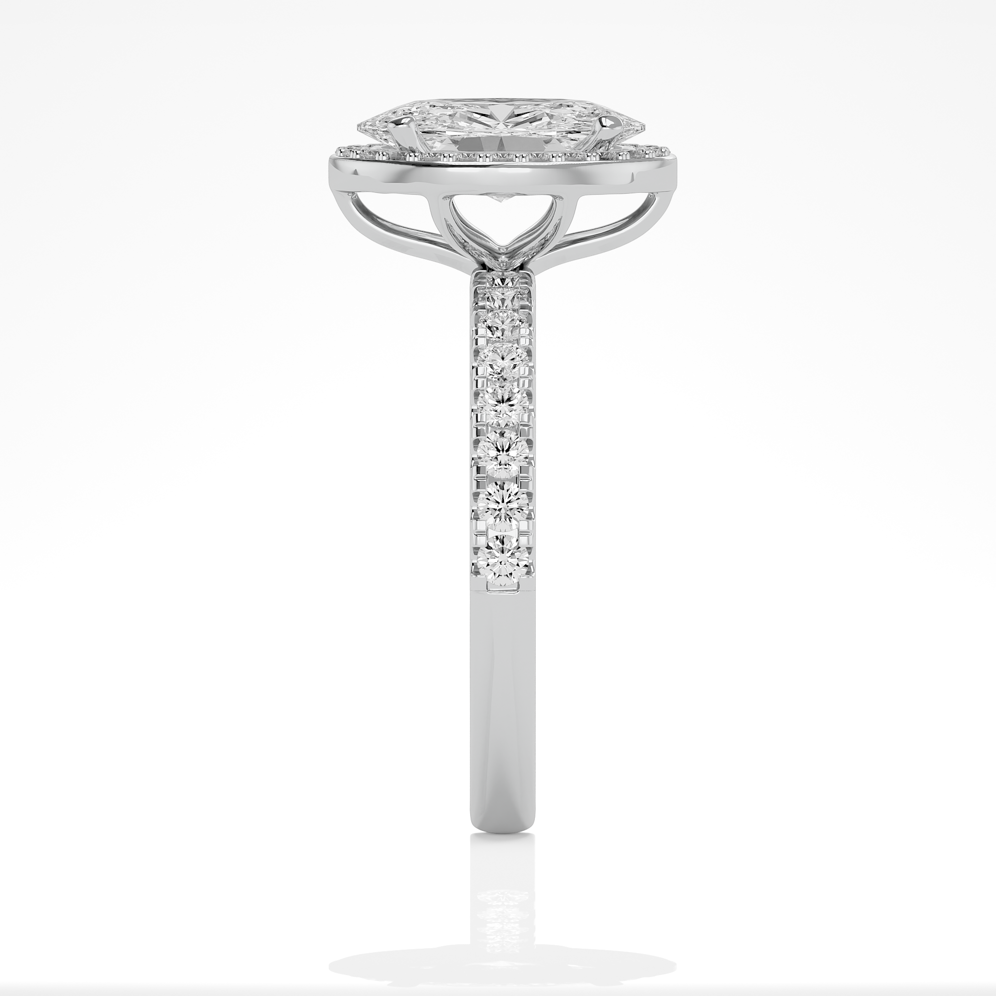 Seraphina Halo Ring - 1ct Oval