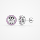 Amora Round Studs - 2.4 Round
