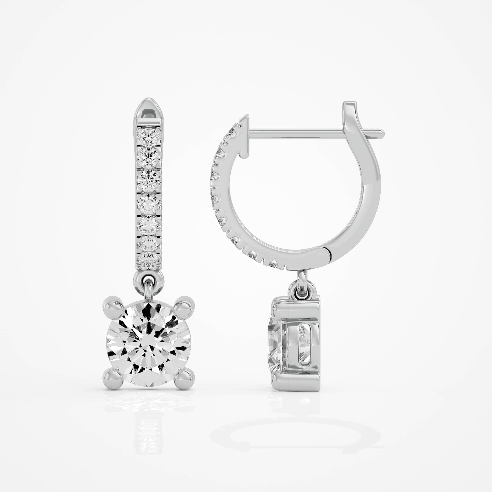 Halo Drop Earrings