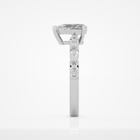 Celeste Pear Ring - 1 ct Pear