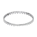 Cluster Heart Tennis Bracelet