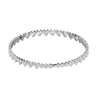 Cluster Heart Tennis Bracelet