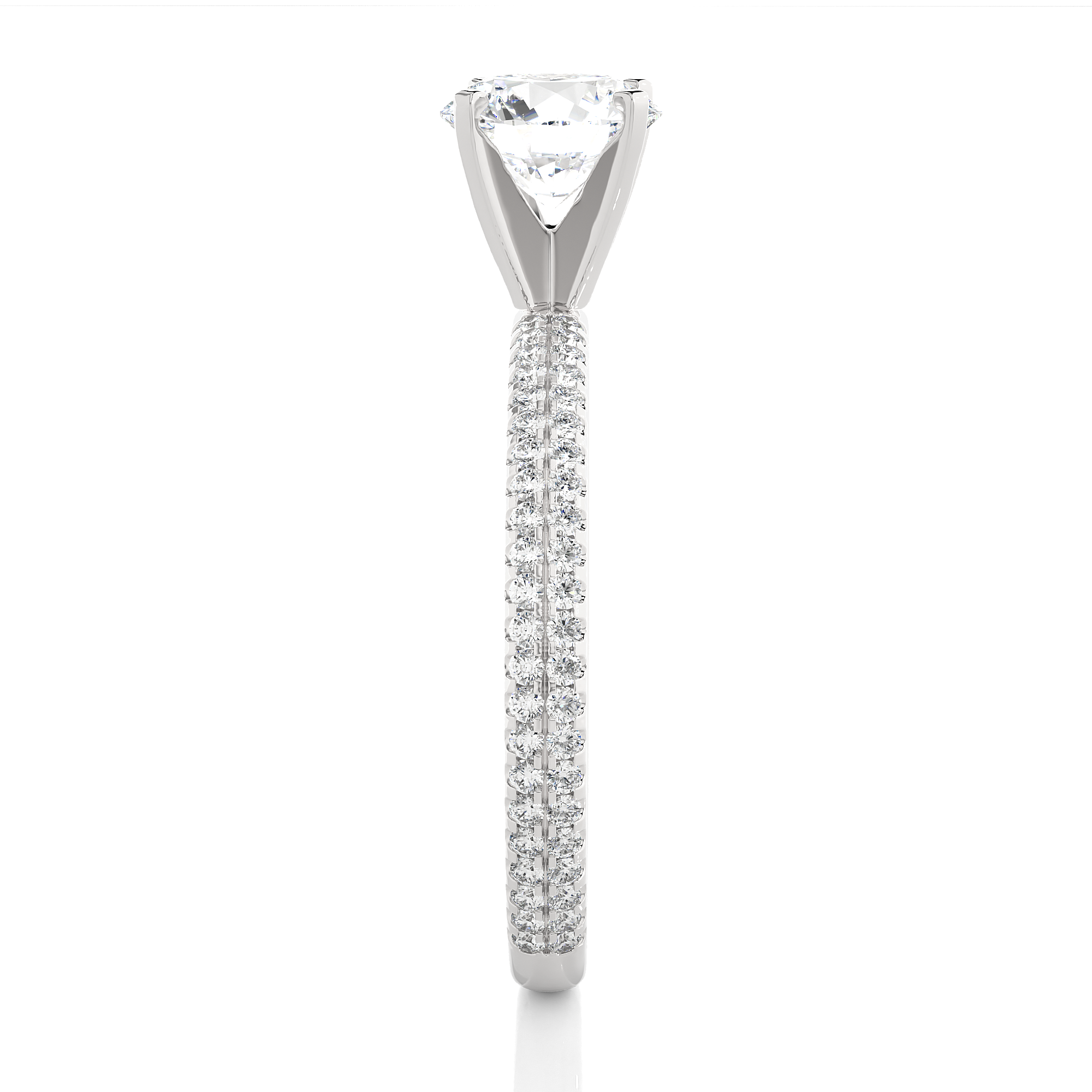 Lumina Pave - 0.8 ct round