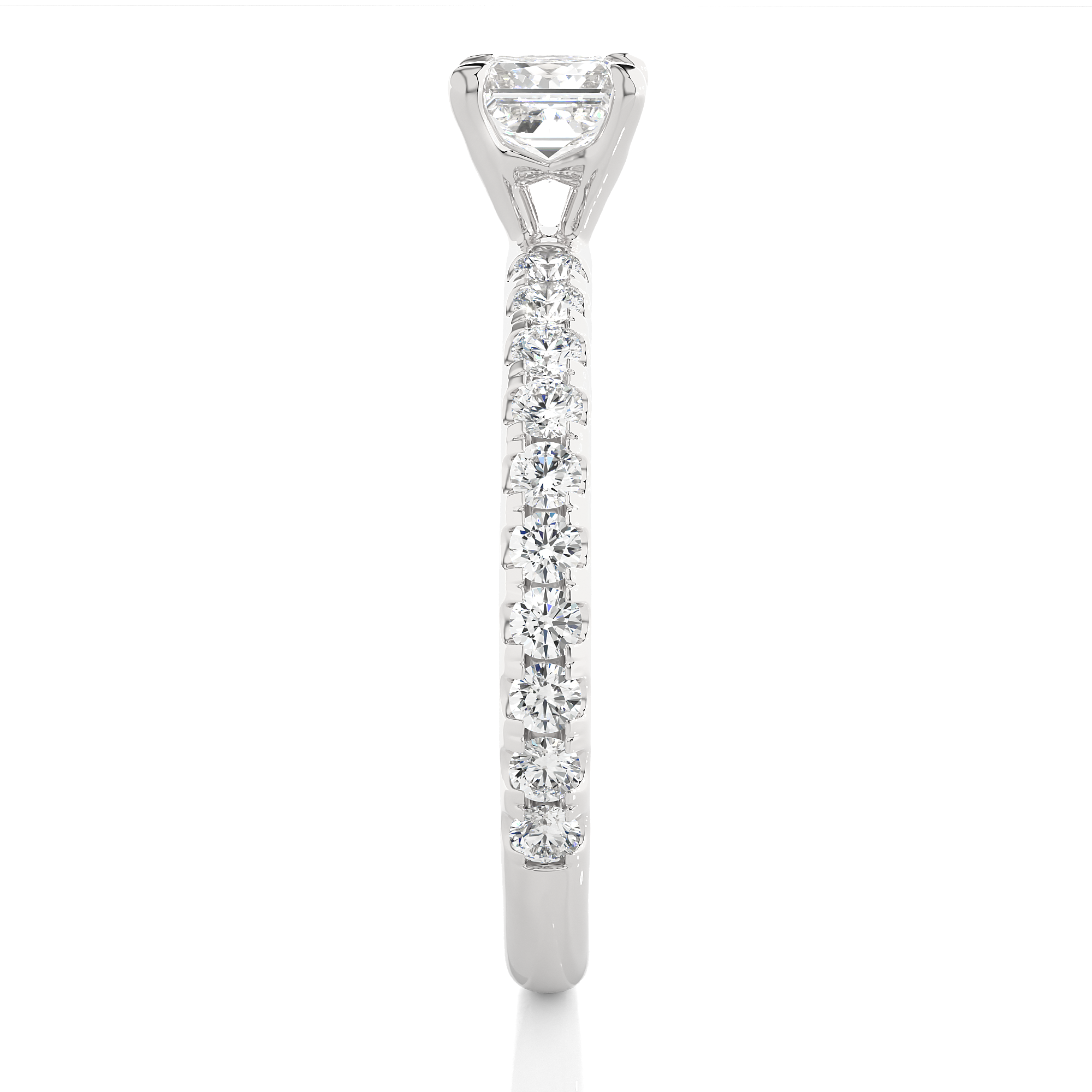 Apex Facet Ring - 0.6 cts princess