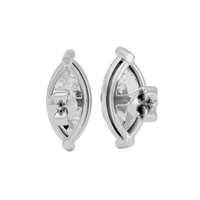 4 ct Marquise studs - Basket studs