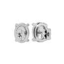 2 ct Oval studs - Basket setting