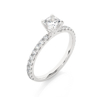 Apex Facet Ring - 0.6 cts princess