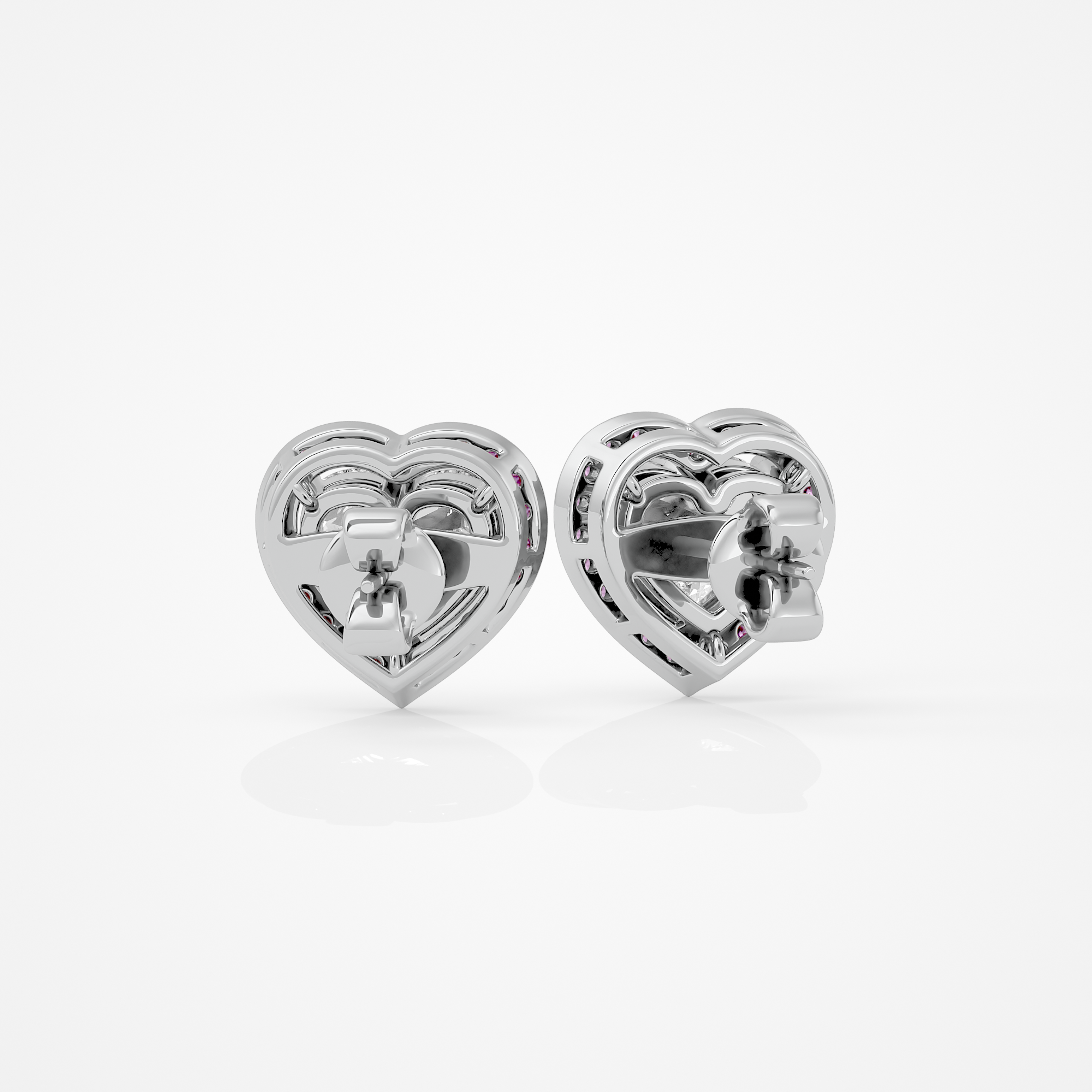 Amora Heart Studs