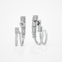 Radiant Baguette Earrings