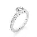 Aura Cascade Ring - 1 ct round