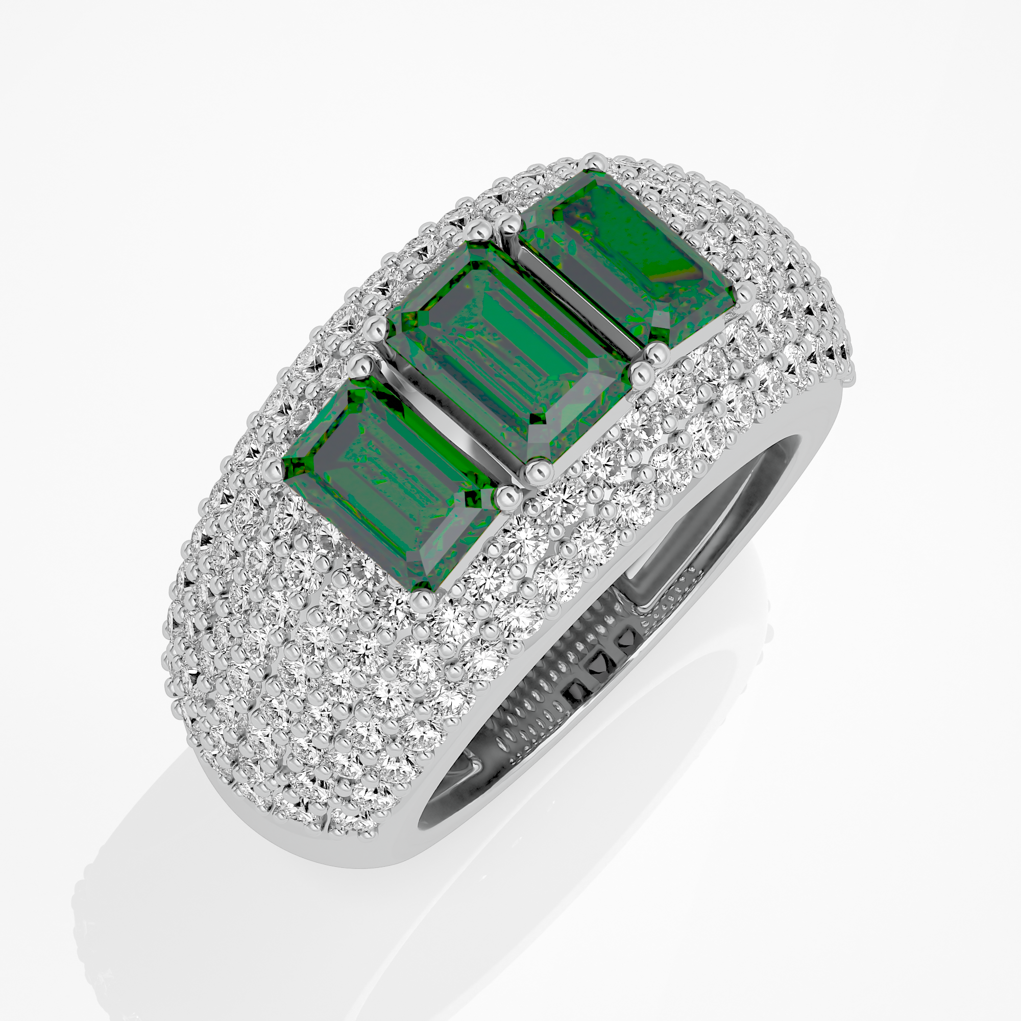 Emerald Majesty Ring