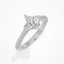 Serene Dewdrop Ring - 1.9 ct Pear