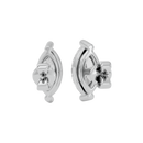 1 ct Marquise studs - Basket setting