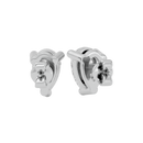 0.5 ct Pear studs - Basket setting
