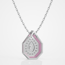 Pink Pear Pendant