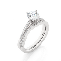 Linear Solitaire Ring - 0.5 ct round
