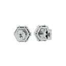 2 ct Infinite glow studs - Basket setting