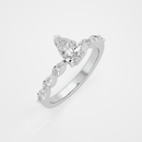 Celeste Pear Ring - 1 ct Pear