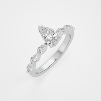Celeste Pear Ring - 1 ct Pear